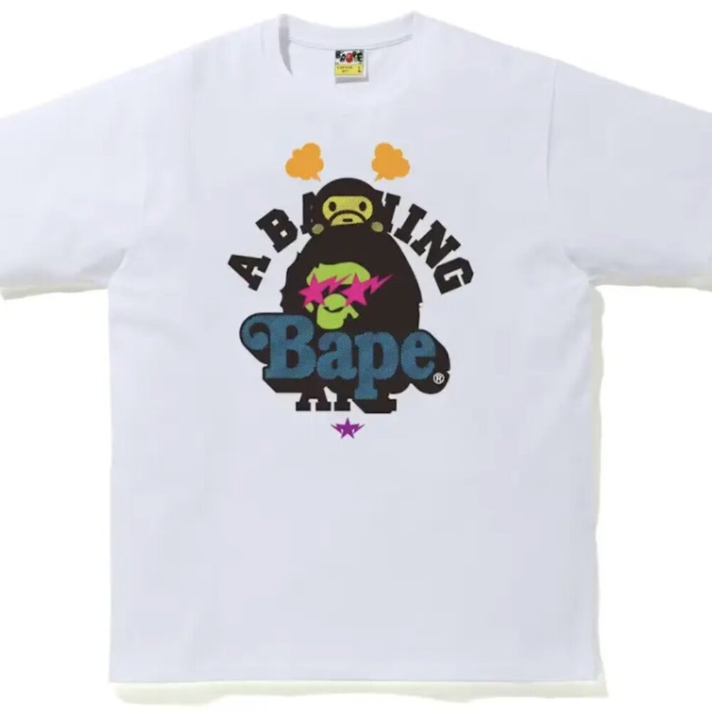 BAPE & Baby Milo Tee (SS21) White Size Medium